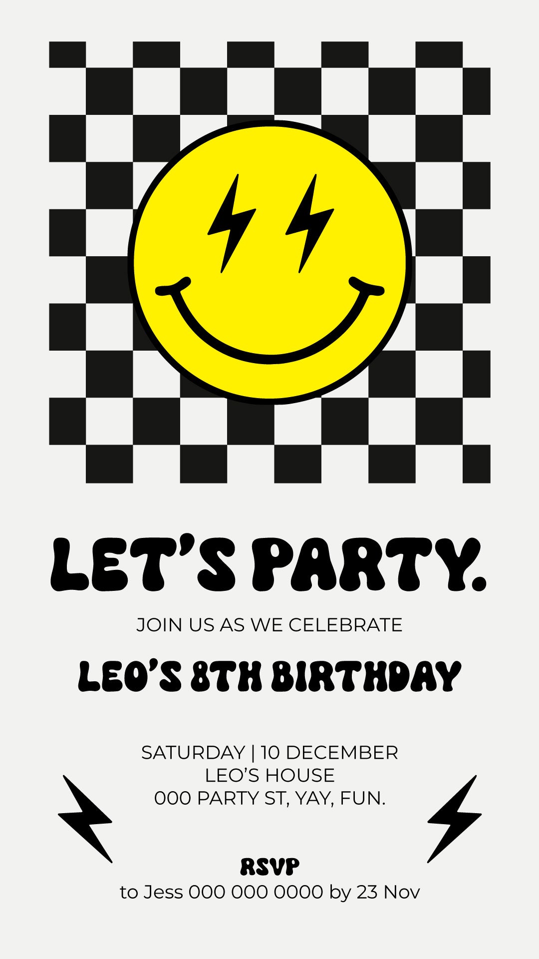 Smiley Let's Party