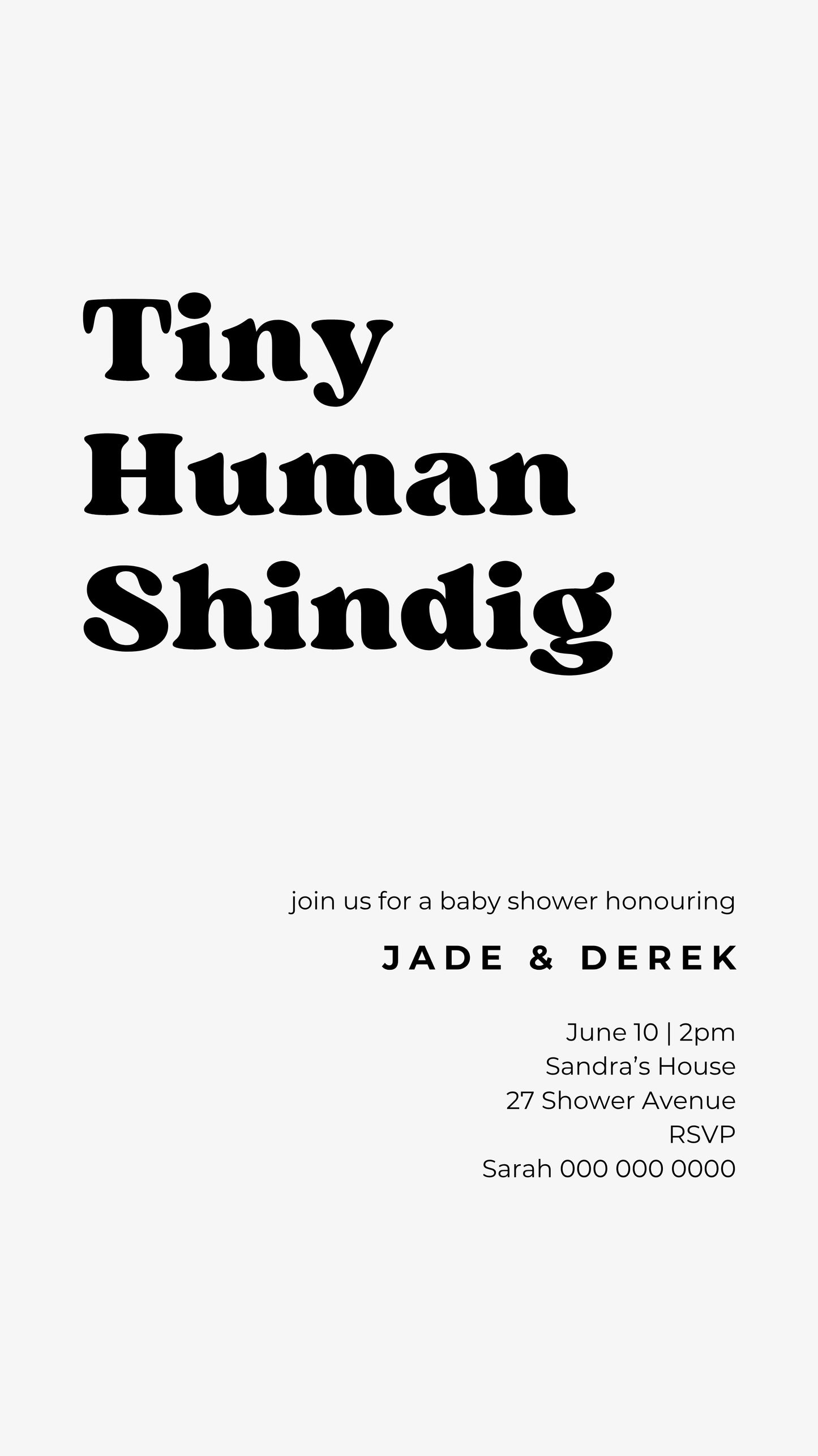 Tiny Human Shindig