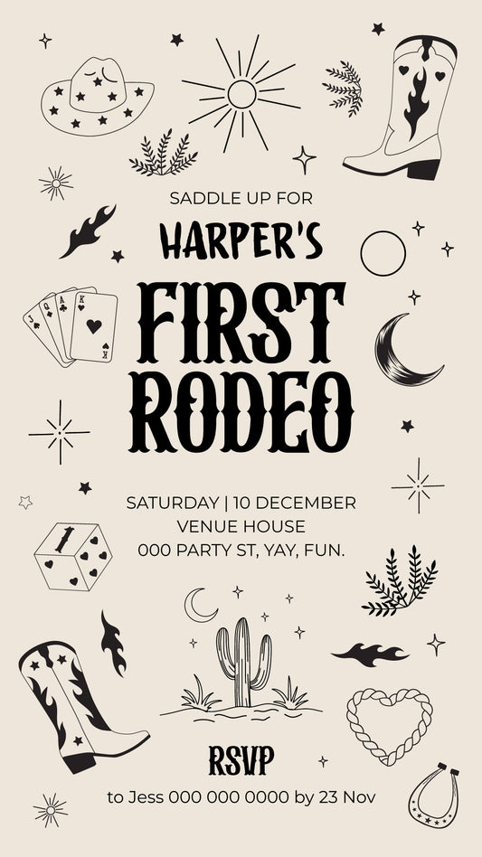 First Rodeo Birthday