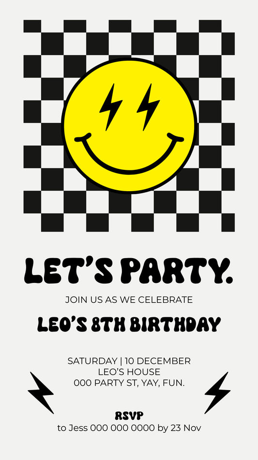 Smiley Let's Party